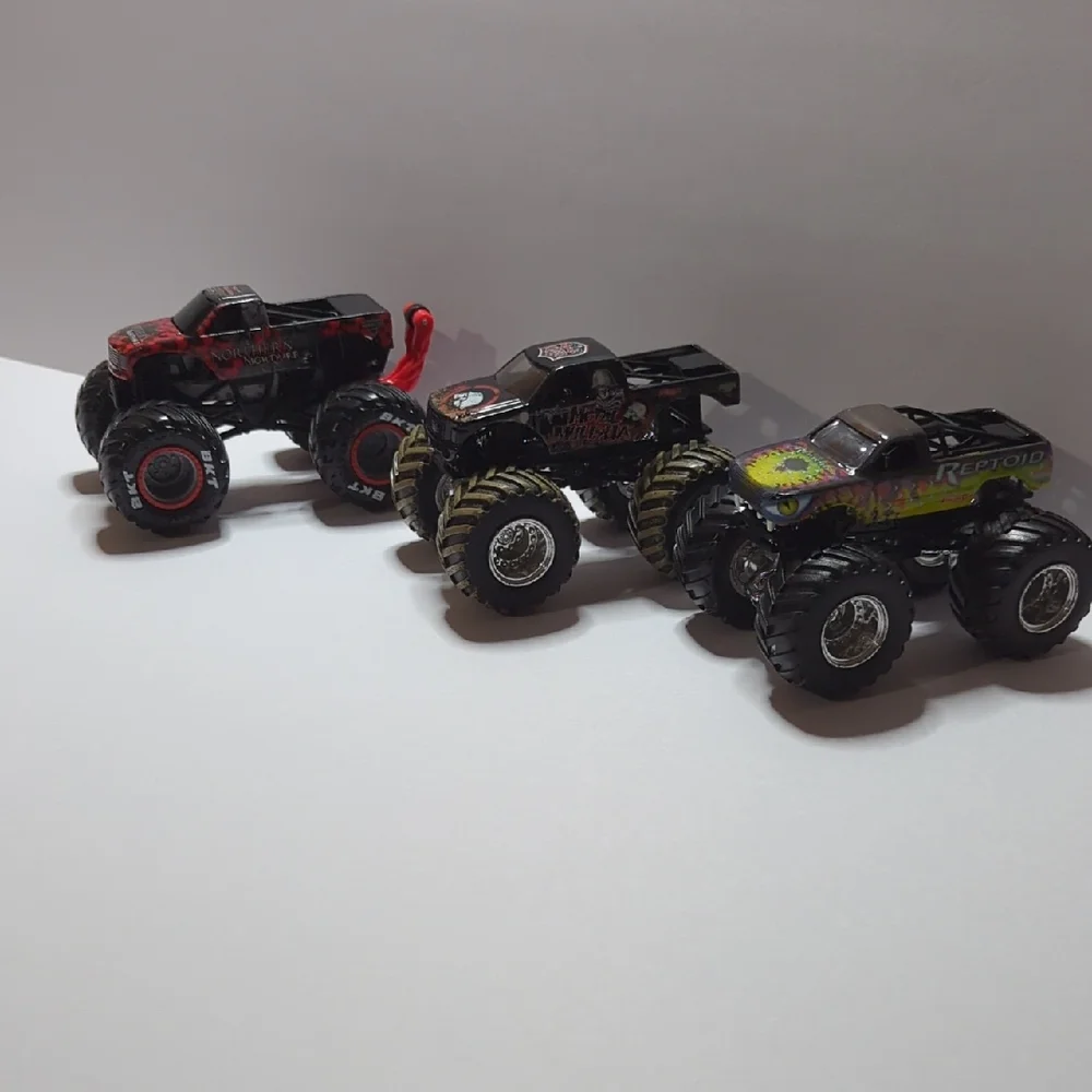Hot Wheels Monster Jam Monster Trucks Metal Mulisha Reptoid Northern Exposure 64